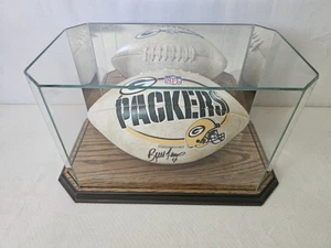 Brett Favre Autographed Greenbay Packers Limited Edition Football In Glass Case - Picture 1 of 11