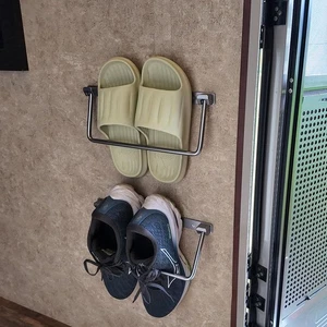 Practical Aluminum Shoe Rack for RVs Space Optimizing Footwear Organizer - Picture 1 of 11