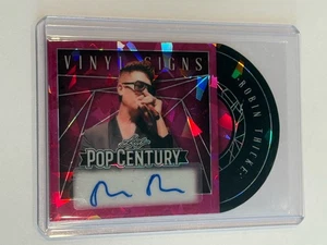 Robin Thicke Auto 2025 Leaf Pop Century Pink Vinyl Signs #VS-RT1, /5 - Picture 1 of 3