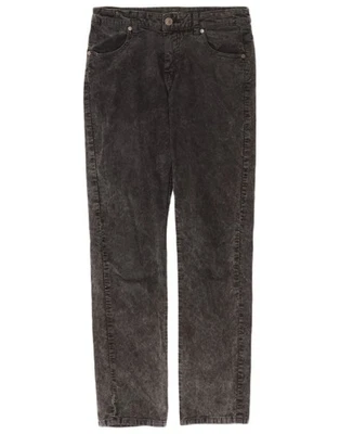 Pantalones ajustados de pana para mujer GUESS UK 12 medianos W28 L27 gris AQ13 Foto 1 de 4