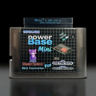 Sega Genesis (Mega Drive) to Master System Adapter Power Base Converter Mini - Image 1 of 4
