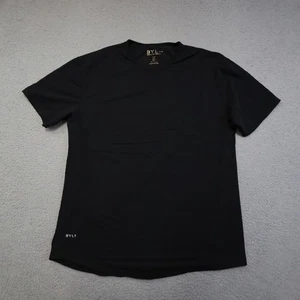 BYLT Shirt Mens Extra Large Black LUX Premium Basics Short Sleeve Stretch Tee - Picture 1 of 12