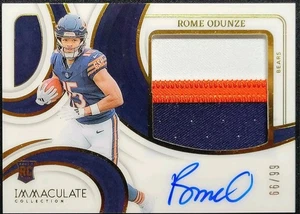 2024 PANINI IMMACULATE ROME ODUNZE #PPRA-ROE RC ROOKIE PATCH AUTO AUTOGRAPH /99 - Picture 1 of 3