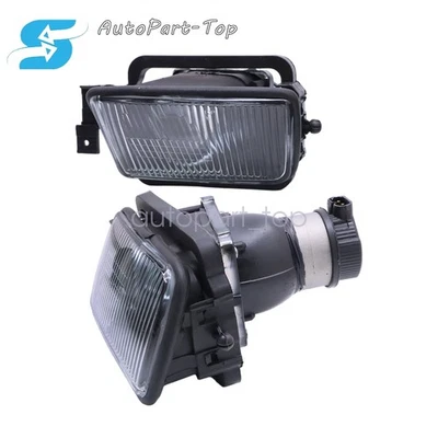 Pair For BMW 525i 530i 535i 540i 1989 1990 1991 1992 1993 1994 1995 Fog Lights - Image 1 of 4
