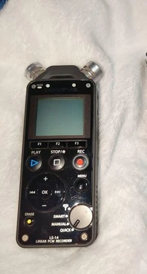 OLYMPUS LS-14 Linear PCM MP3 Digital Recorder Good - Image 1 of 2