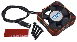 NHX RC 35mm Aluminum Case High Speed 21000 RPM Cooling Fan -Orange/Black - Picture 1 of 4