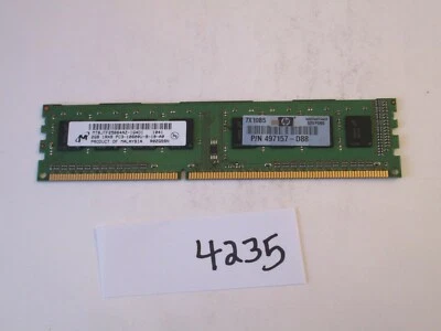 Micron MT8JTF25664AZ-1G4D1 2Gb PC3-10600 1333Mhz DDR3 Desktop Memory RAM (4235) - Image 1 of 2