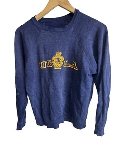 Vintage 60’s UCLA Bruins Blue Raglan Sweatshirt Size S/M - Picture 1 of 8
