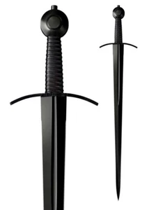 Cold Steel Style Arming Sword Replica | 1090 Carbon Steel Medieval Blade w/ Scab - Picture 1 of 5