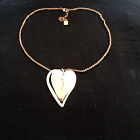 Rlm - Richard Lee Morris Gold And Silver Tone Hearts Necklace - 664