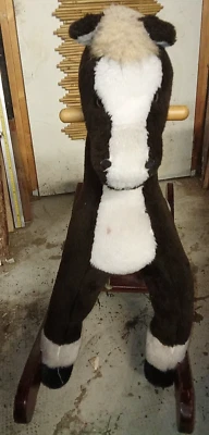 vente ancien cheval à bascule gygy manque roue avant - Photo 1/4