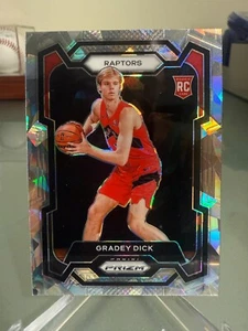 2023-24 Panini Prizm Baloncesto Gradey Dick RC Cracked Ice Prizm #134 - Imagen 1 de 2