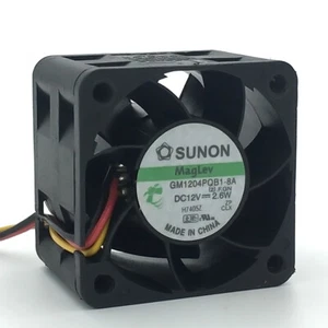 Sunon GM1204PQB1-8A fan 40mm 12V 2.6W 40*40*28mm 3pin 4028 8500RPM Cooling Fan - Picture 1 of 3