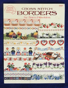 Kreuzstichgrenzen von Sam Hawkins American School of Needlework 1989 #3527 Neu - Bild 1 von 1