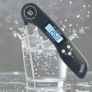 Instant Read Meat Thermometer – Kitchen BBQ Grill Food Probe with LCD Display - Picture 1 of 11