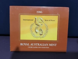 Juego australiano de 6 monedas 1986 sin circular. - Imagen 1 de 3