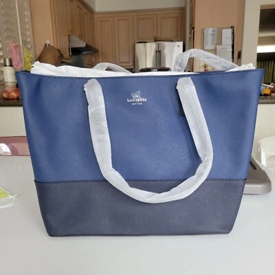 Kate Spade Ceder Street Medium Harmony Shopper Bag Blue Laguna NWT  - Image 1 of 2