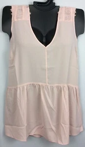22 Neu mit Etikett neu im Karton Lane Bryant lustiges weiches leichtes flirty Baumwolle HELLROSA Shirt Top - Bild 1 von 11