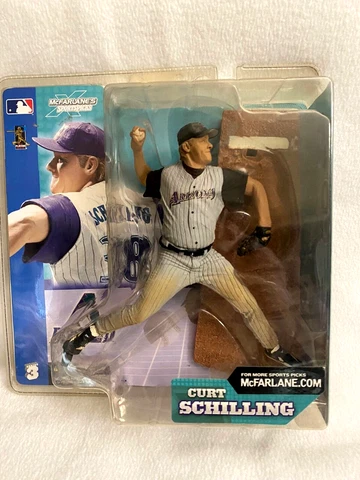 2002 Curt Schilling Arizona Diamondbacks Mcfarlane Sports Picks Series 3 NIB Cover