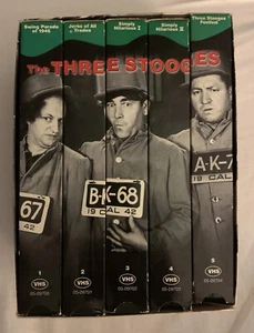 The Three Stooges VHS Video Tape Movie Collector's 5 TV Series - Picture 1 of 12