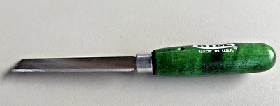 Faca Hyde Tools 50200 ponta quadrada regular #3, cabo de madeira - Imagem 1 de 4