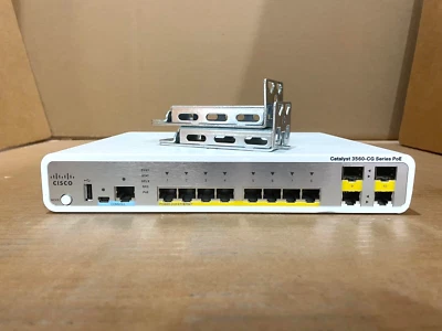 Cisco WS-C3560CG-8PC-S Catalyst Ethernet Switch w/ Rack Kit - Image 1 of 2