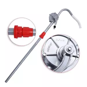 Aluminium Rotary Drum Pump Heavy Duty Oil 44 Gallon /205L Drum Barrel Hand Pump - Picture 1 of 11