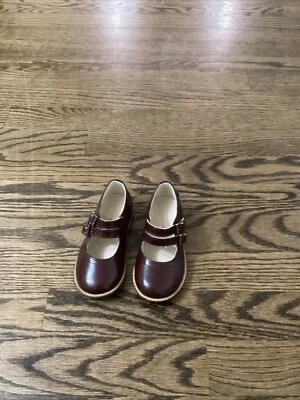 Zapatos Manuela De Juan Borgoña Niña Talla 22 Hebilla Foto 1 de 4