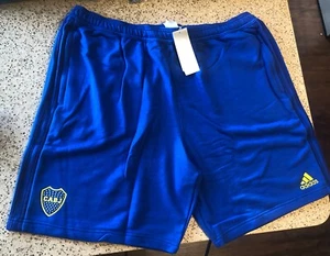 Boca Juniors CABJ Adidas Soccer Football Heavy Sweat Shorts NWT Pockets 3XL - Imagen 1 de 9