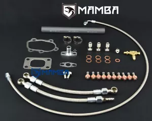 Turbo Oil Water Line Gasket Stud Install Kit For Nissan KA24DE w/ Garrett GT28R - Picture 1 of 2