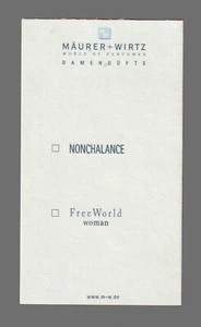 Advertising card - advertising card - Maurer + Wirtz double sided - Picture 1 of 2