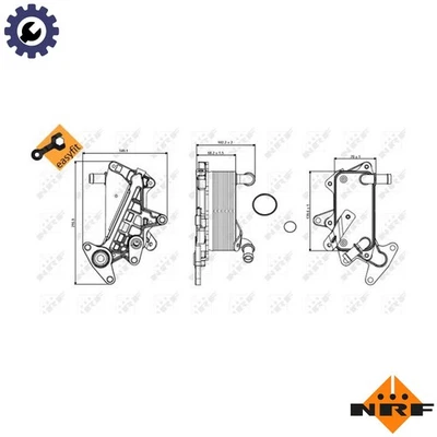OIL COOLER AUTOMATIC TRANSMISSION 31357 FOR SKODA OCTAVIA/III/Combi 1.6L 4cyl - Image 1 of 4