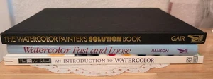 Lot 3/ Introduction to Watercolor -Watercolor Fast&Loose-Painters Solution Books - Imagen 1 de 22