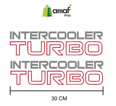 KIT ADESIVI MITSUBISHI PAJERO (PRIMA SERIE) TURBO INTERCOOLER - Immagine 1 di 2