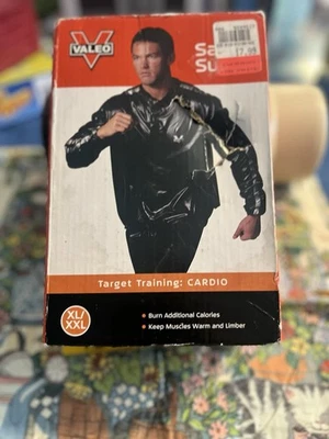 Traje Sauna Valeo Talla XL-XXL Pantalón Cintura hasta 50" Negro Entrenamiento Cardio Foto 1 de 4