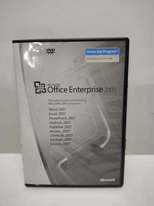 Microsoft Office Enterprise 2007 (Home Use) w/Key (Word, PowerPoint, Excel, Etc) - Picture 1 of 6
