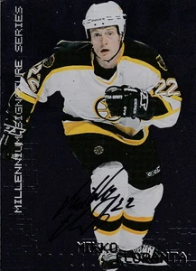 1999-00 In The Game MIKKO ELORANTA Millennium Signature Series Auto Bruins 27 - Imagen 1 de 2