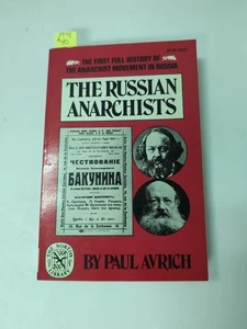 The Russian Anarchists by Paul Avrich 1978 Vtg TPB Norton History - Picture 1 of 5