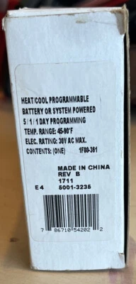 White-Rodgers Comfort-Set 80 Single Stage 5+1+1 Day Programmable Thermostat 1H/1 - Image 1 of 4