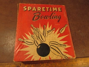 Vintage bowling dice game Sparetime in original box great graphics spare time - Picture 1 of 8