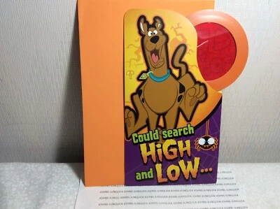 ПОЗДРАВИТЕЛЬНАЯ ОТКРЫТКА HALLMARK ВНУК ХЭЛЛОУИН новый с конвертом SCOOBY-DOO! - Изображение 1 из 2