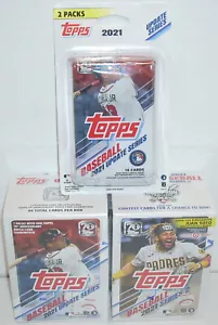 Topps Baseball SERIE 2 & UPDATE Sealed Packs (16 insgesamt) NEU Blaster 70th Patch - Bild 1 von 2
