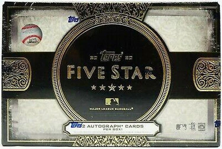 2021 TOPPS FIVE STAR BASEBALL HOBBY BOX 2 AUTOGRAPHS - Image 1 of 1