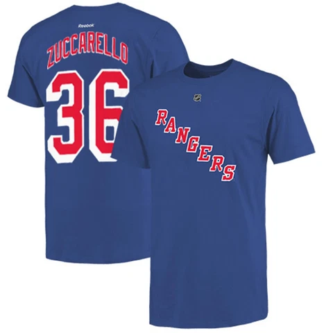 adidas Men's NewYorkRangers Zuccarello Short-Sleeve Tee M NYRNG 3720A473511A7K Cover