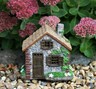 Fairy House Solar Garden Ornament Pixie Lawn Secret Garden Gift Patio ...