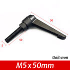 Machine Handle Adjustable Clamping Lever Male / Female Black Knob M4 M5 M6 - M16