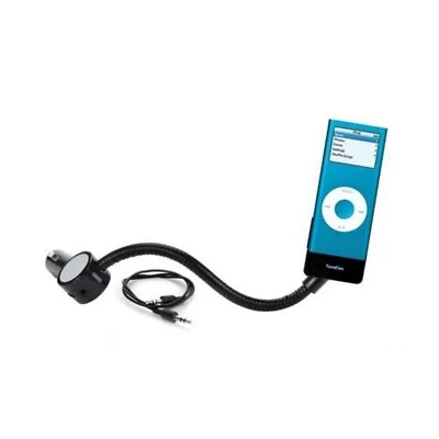 GRIFFIN TUNEFLEX AUX CHARGE PLAY FOR IPOD NANO 2ND GEN BLACK NEW 9556-NTFLXAUX - image 1 of 3