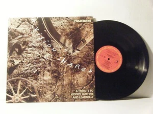 A VISION SHARED LP A Tribute to Woody Guthrie and Leadbelly 1988 Columbia  vinyl - Picture 1 of 1