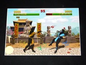 FOTO DANIEL PESINA SCORPION BAJO CERO REPTIL FIRMADO MORTAL KOMBAT 12X18 ¡Certificado de autenticidad!¡! - Imagen 1 de 1