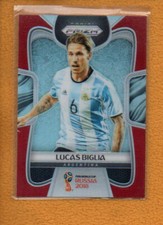 Lucas Biglia 2018 Panini Prizm World Cup Prizms Red #7 /149 Argentina